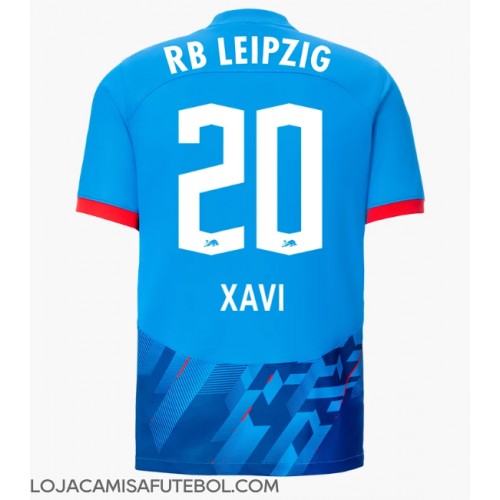 Camisa de Futebol RB Leipzig Xavi Simons #20 Equipamento Alternativo 2023-24 Manga Curta